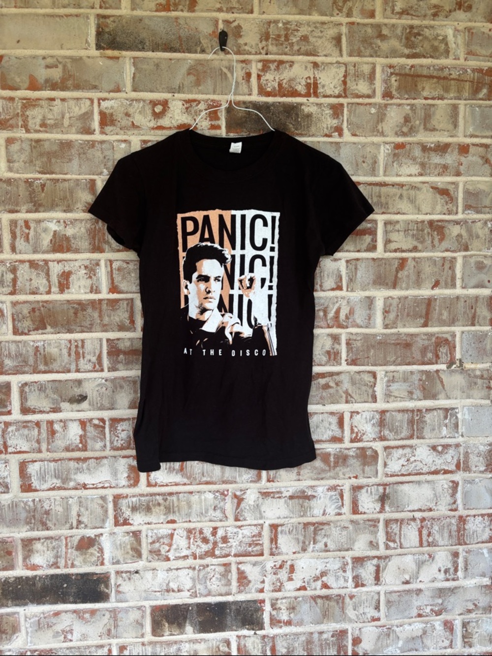 Tiltex Party At The Disco Rock Band Black Tee Featuring Brendon Urie